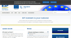 Desktop Screenshot of esf-agentschap.be