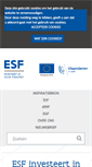 Mobile Screenshot of esf-agentschap.be
